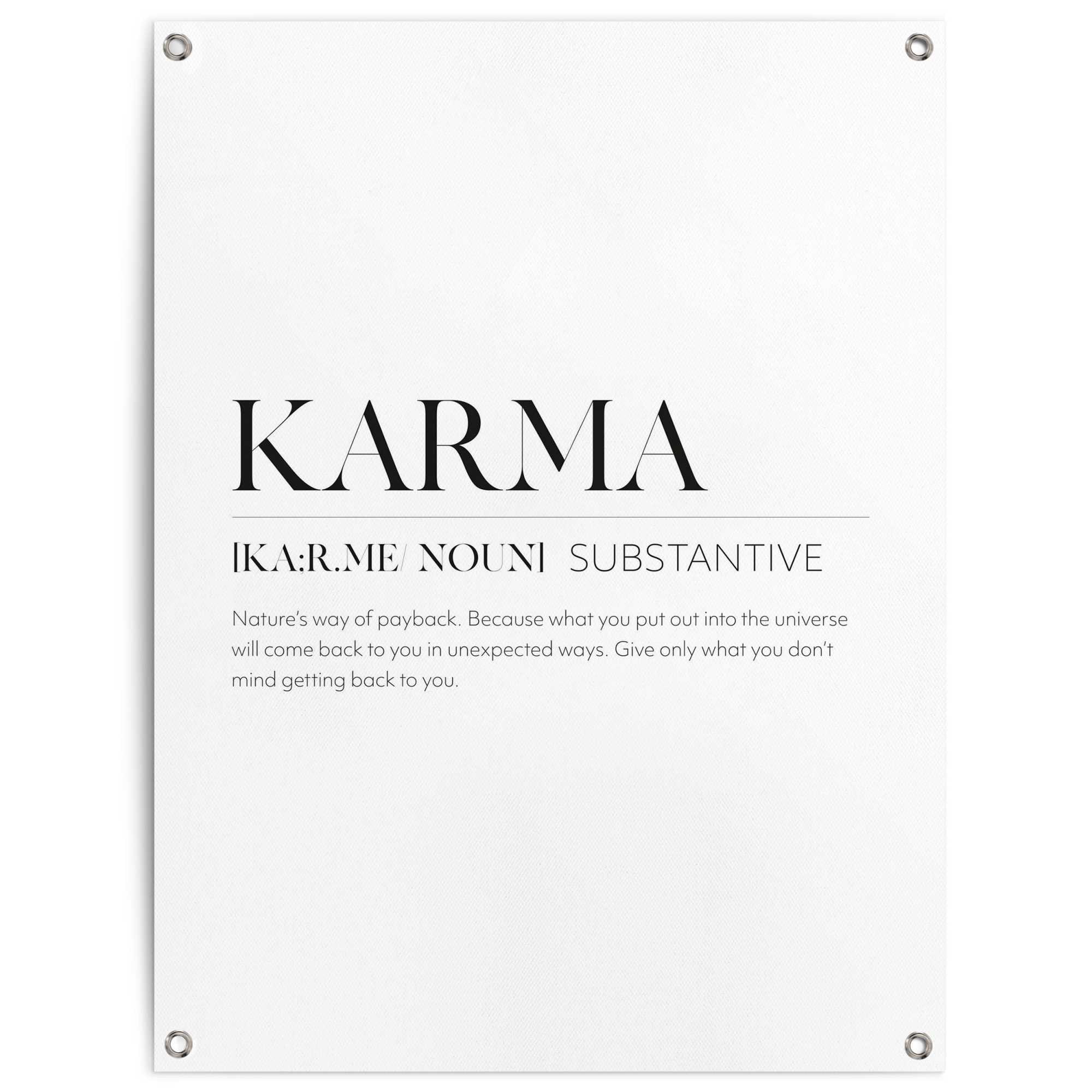 Reinders! Poster »Karma« Outdoor für Garten oder Balkon