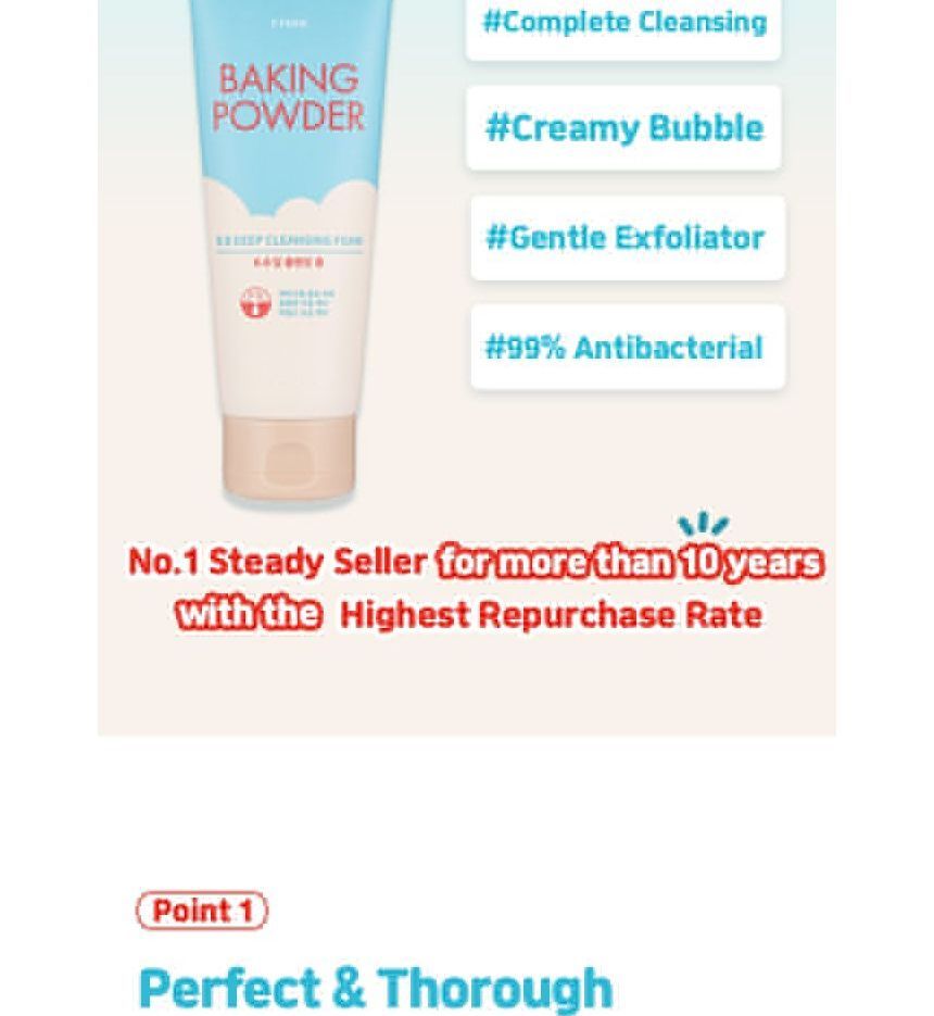 ETUDE - Bakpoeder BB Diep Reinigende Schuim Mini