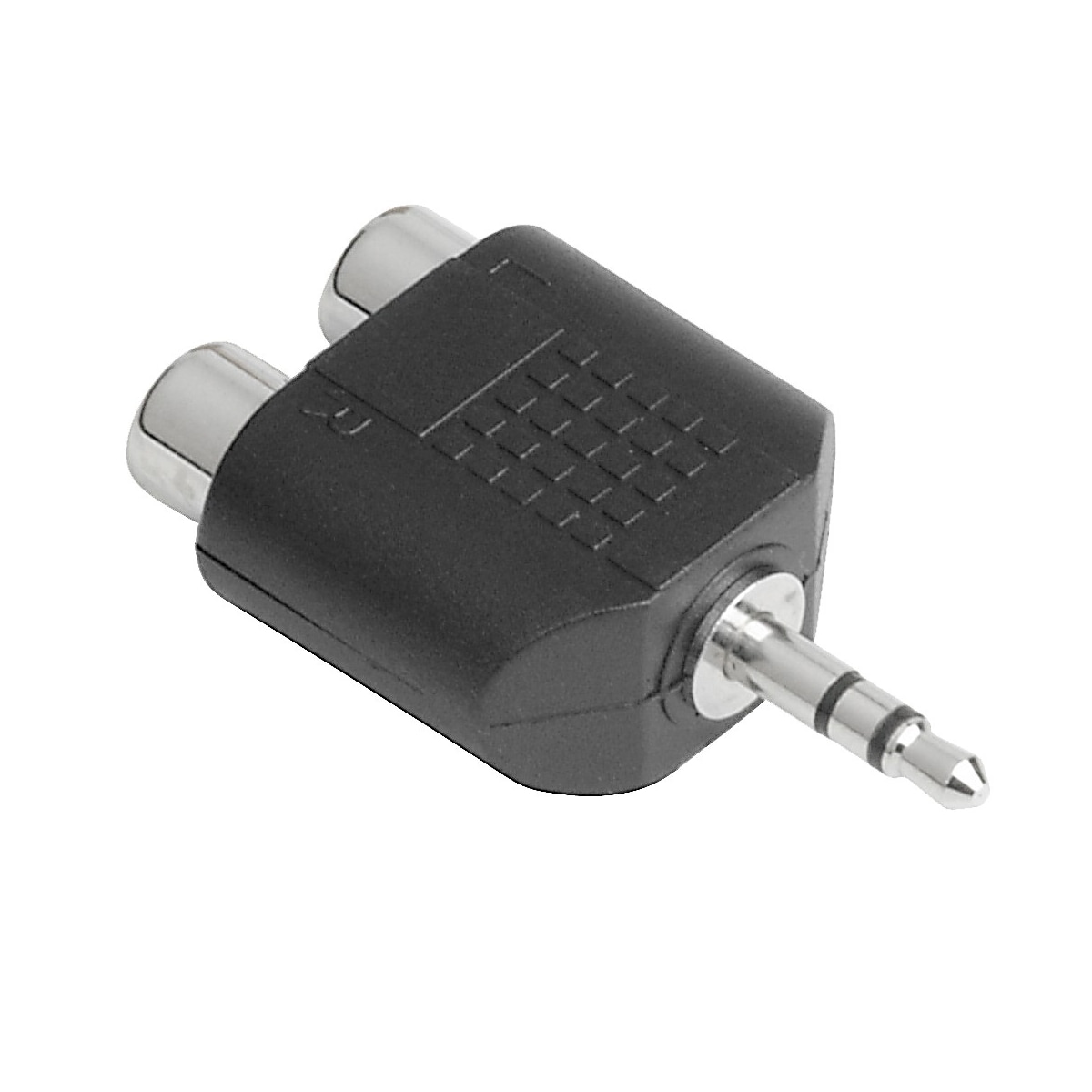 Hama lydadapter (2 x RCA hunn - 3.5 mm jack hann)