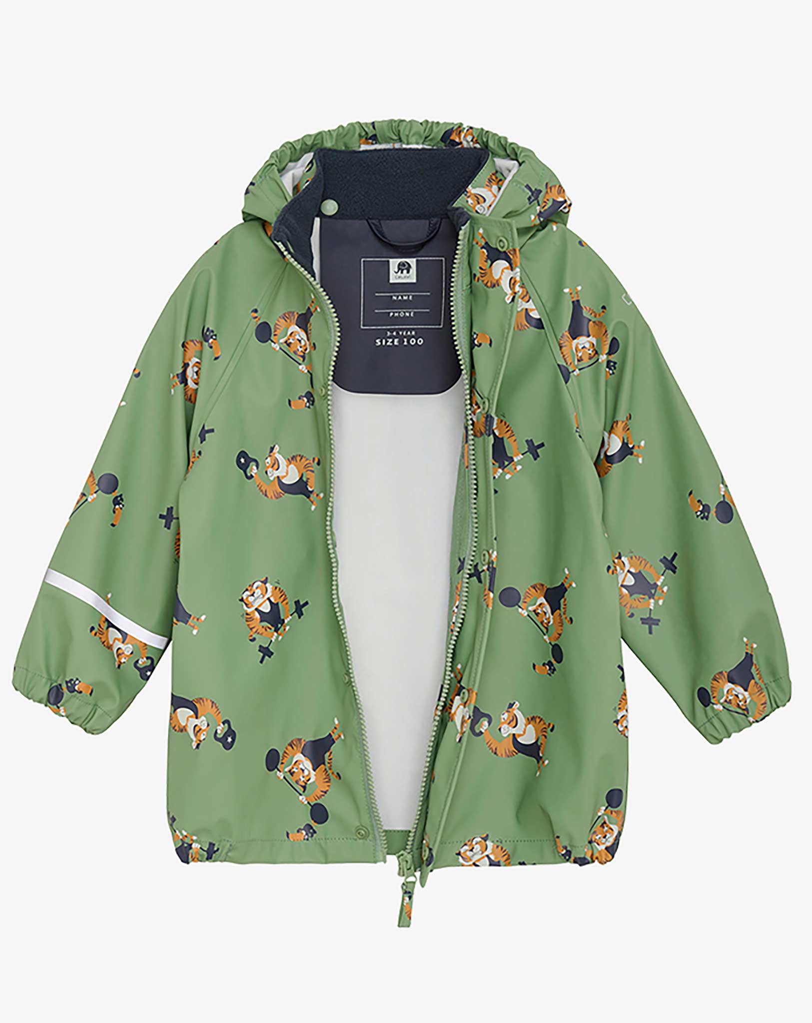 Regenjacke MUSCLE TIGER in grün