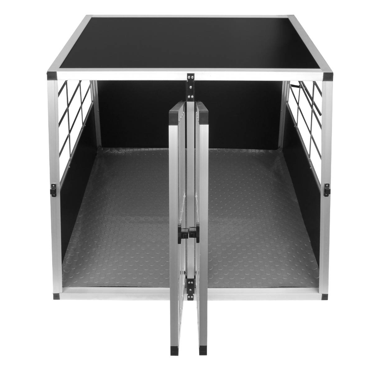 Monstershop large 2-deurs alumium hondenbench