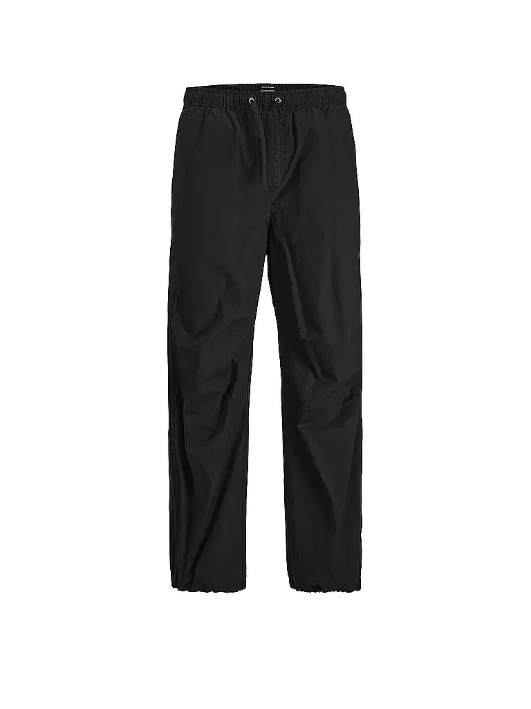 JACK & JONES Jogginghose JPSTPARACHUTE JJPANT schwarz