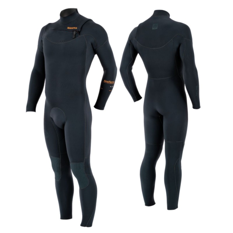 Combinaison Homme Manera Seafarer 4/3mm FZ 2023 - Anthracite - The Corner Shop