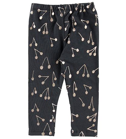 Gro Leggings - Malak - St?lGrå m. Kirseb?r
