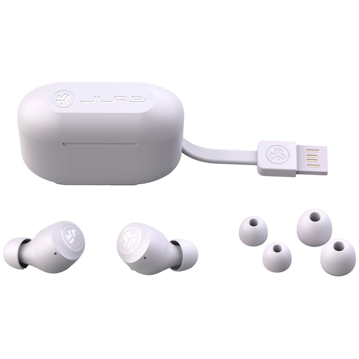 JLab Go Air Pop helt trådløse in-ear hodetelefoner (lilla)