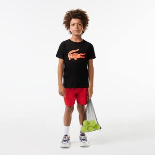 T-shirt enfant Tennis Lacoste SPORT crocodile oversize T-Shirts & Chemises - Noir - Lacoste - Garçon