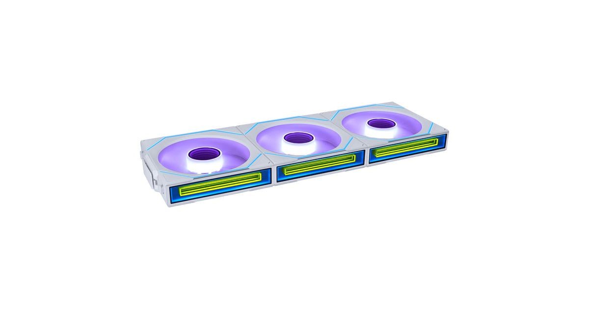 Lian LiUNI FAN SL-INFINITY 120 Wireless RGB case fans  (Wit, 3 stuks, 120 x 122 x 25 mm, PWM)