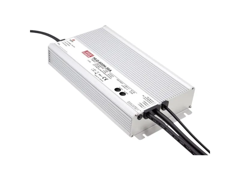 MEAN WELL HLG-600H-24B, Metallic, 90 - 305 V, 47 - 63 Hz, 144 mm, 48,5 mm, 280 mm