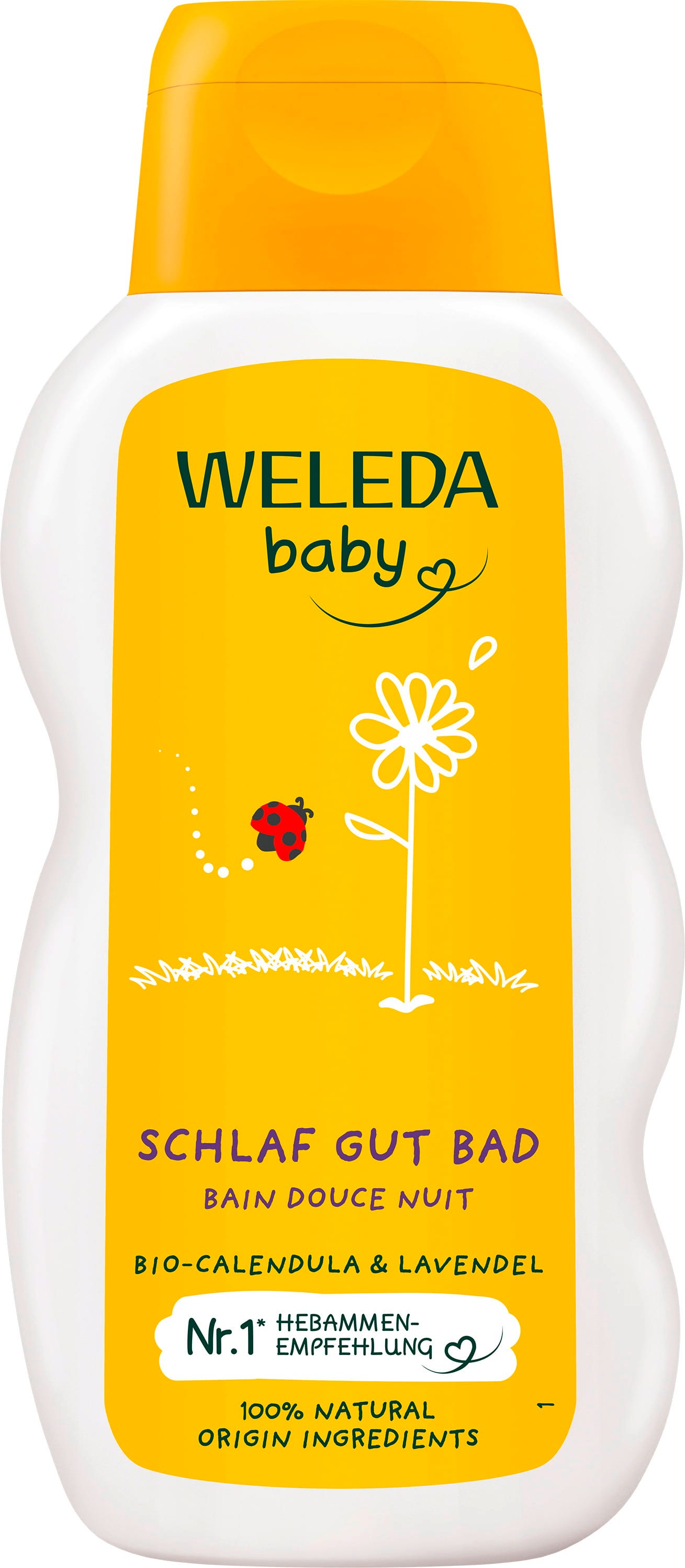Weleda  baby Schlaf Gut Bad Bio-Calendula & Lavendel, 200 ml