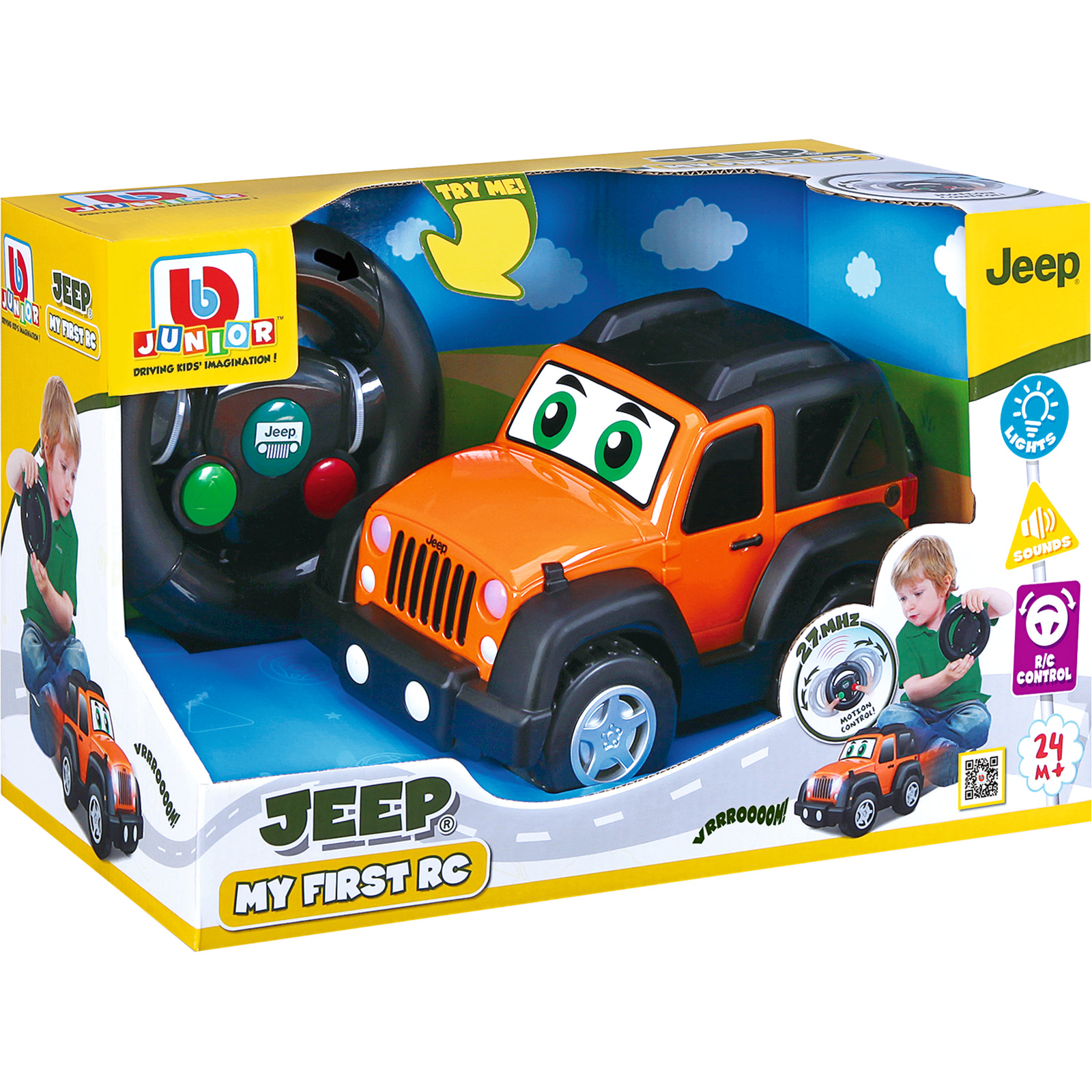 Bburago Junior My First RC Jeep Wrangler