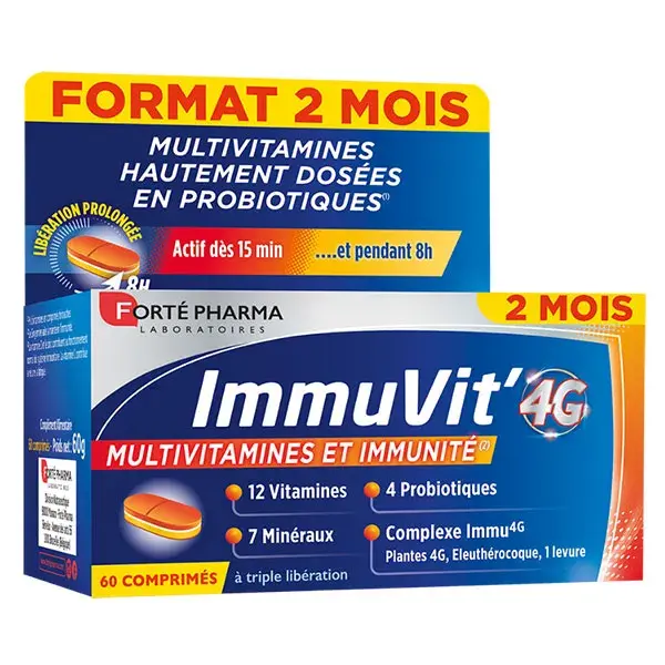 Forté Pharma Immuvit' 4G 60 comprimidos