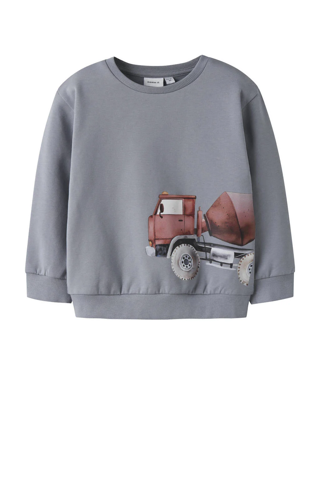 NAME IT MINI sweater grijsblauw