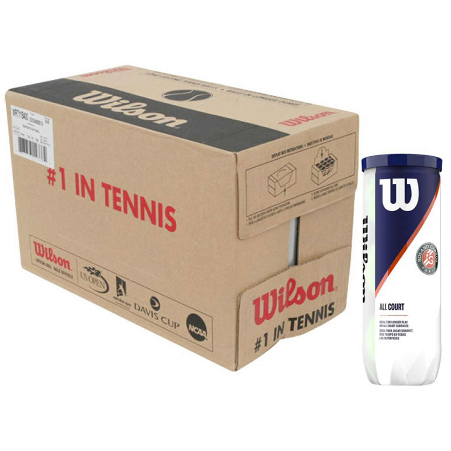 Wilson Roland Garros All Court Logo 24x3 St.