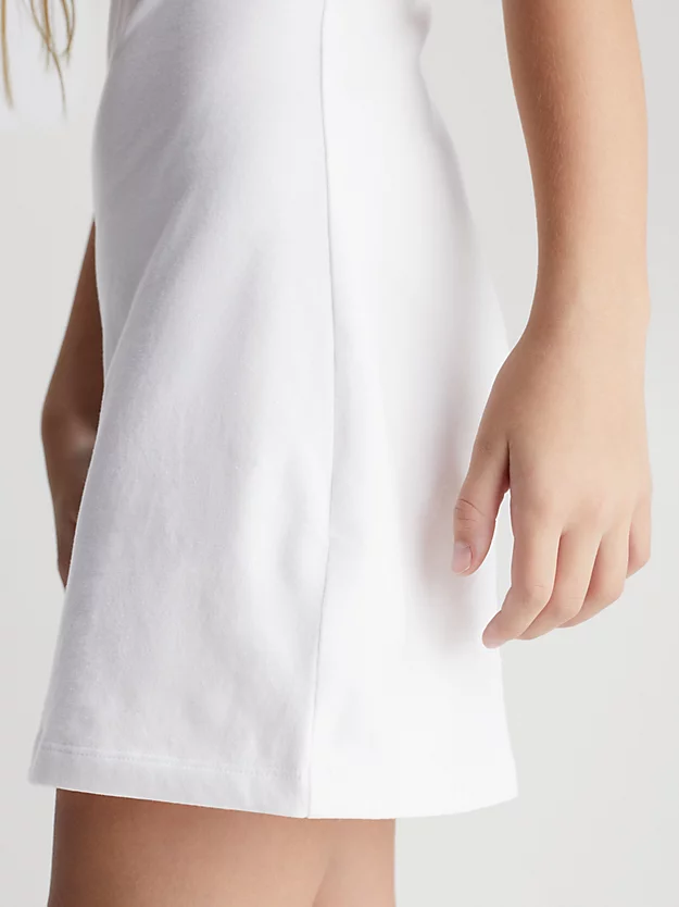 vestido de alças em algodão elástico