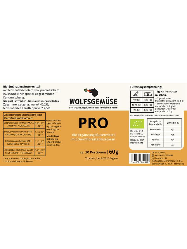 Wolfsgemüse PRO