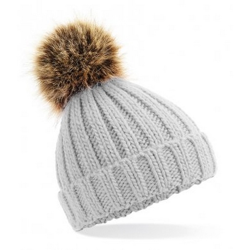 Gorro de tricô com pompom Beechfield
