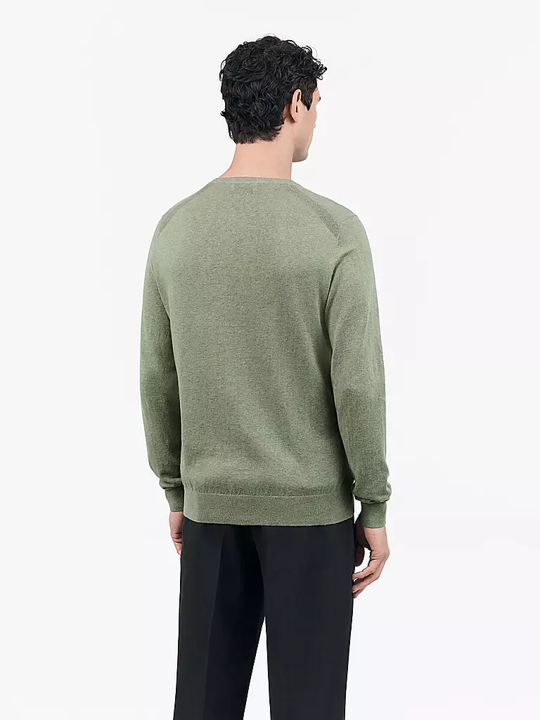 TIGER OF SWEDEN Pullover MICHAS hellgrau