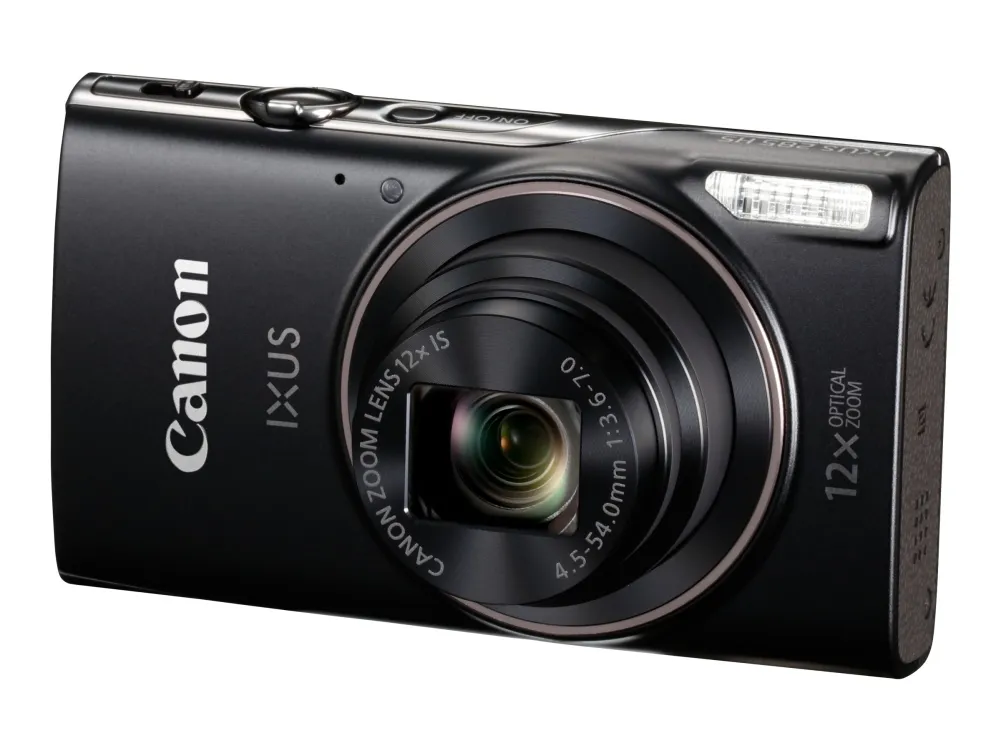 Canon IXUS 285 HS - Digitalkamera - kompakt - 20.2 MP - 1080p / 30 fps - 12x optisk zoom - Wi-Fi, NFC - sort