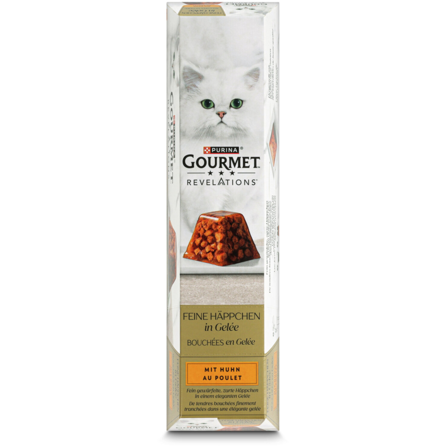 Gourmet Revelations Katzenfutter in Gelée Huhn 4x57g