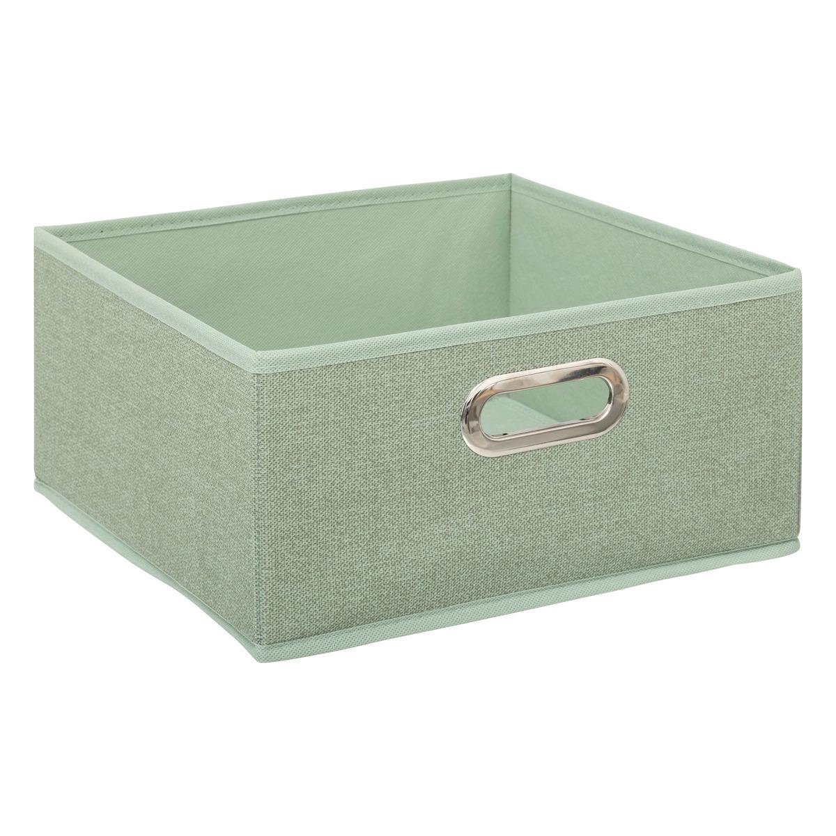 BOITE DE RANGEMENT GRIS SAUGE CHINE 31X15CM