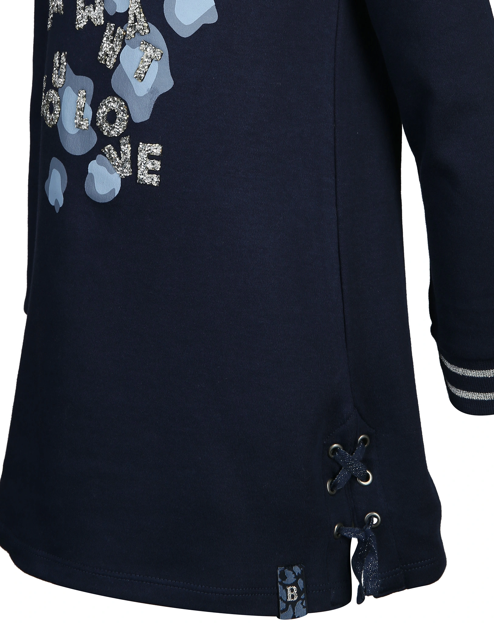 Langarmkleid TUPFEN in marine