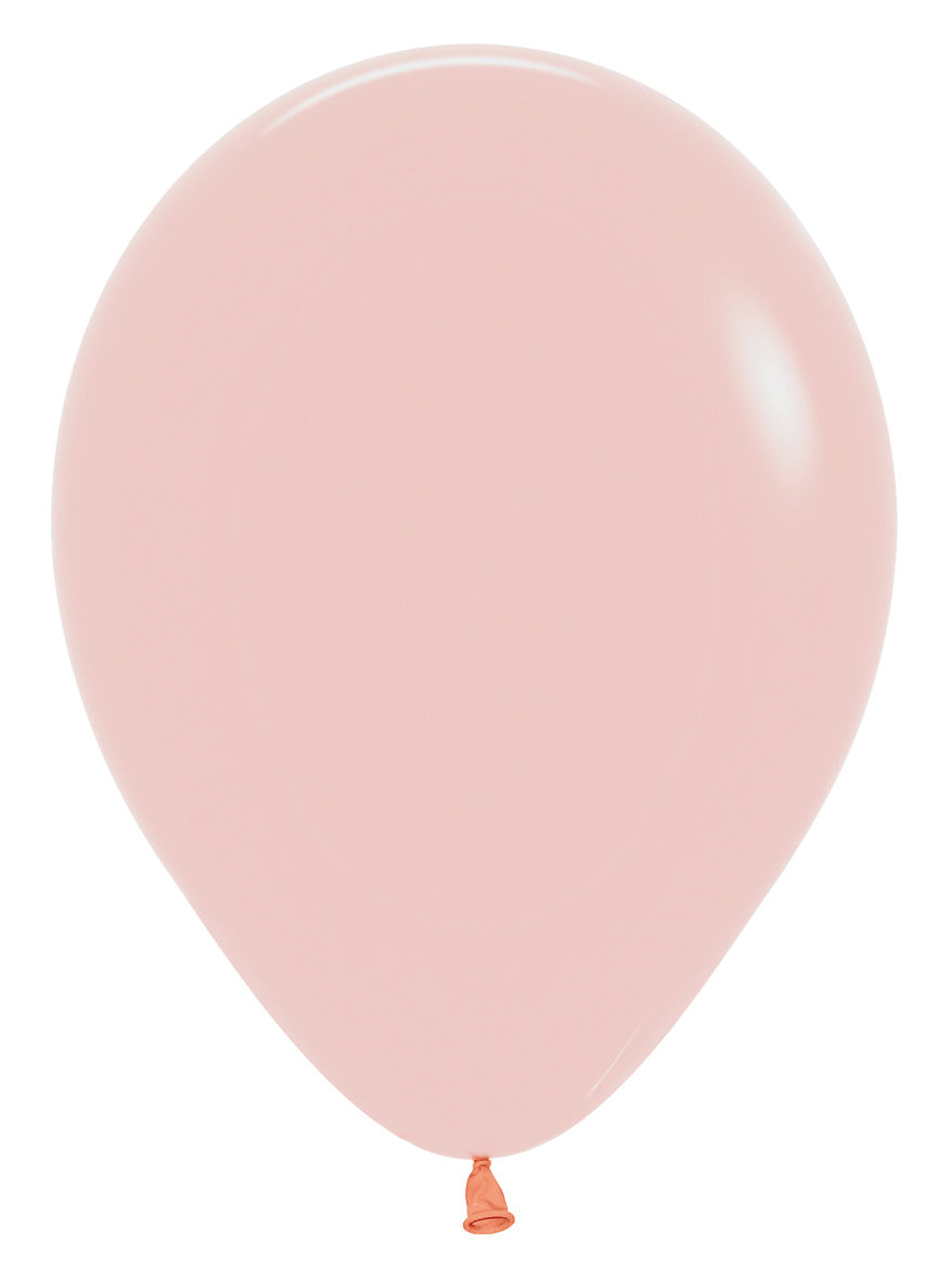 Ballonnen Pastel Matte Melon 30cm 12st