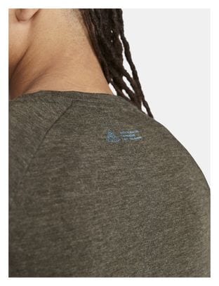 Maillot manches courtes running Craft ADV Trail Wool Kaki