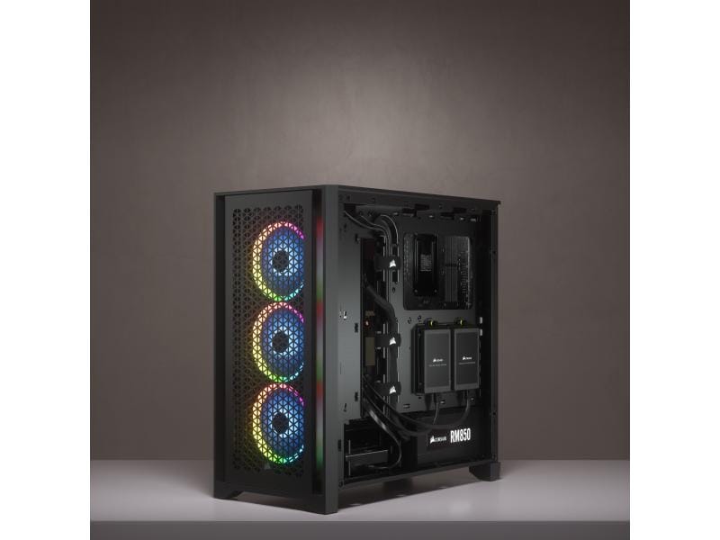 Corsair 4000D Airflow Schwarz Corsair Midi Tower 4000D Airflow Schwarz