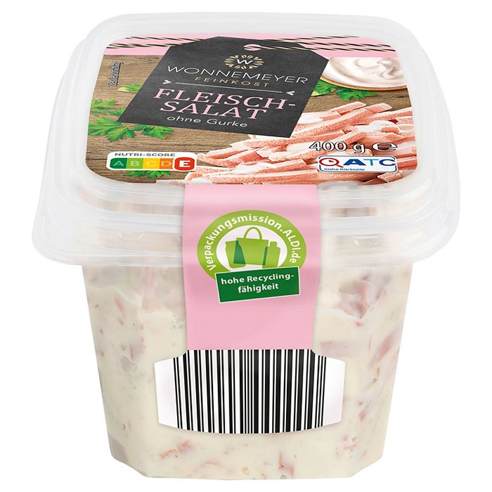 WONNEMEYER Fleischsalat 400 g, ohne Gurke