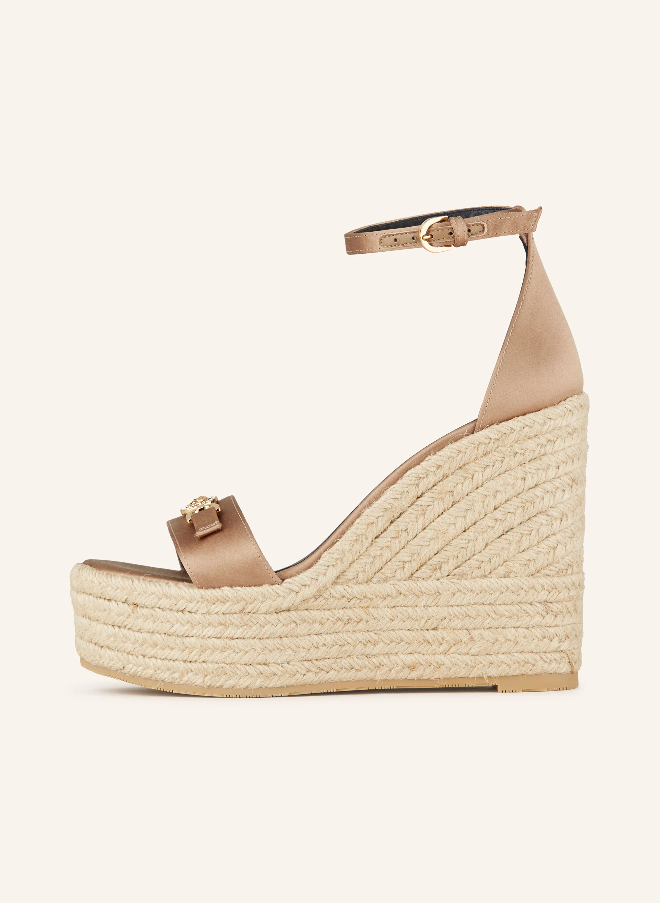VERSACE Plateau-Wedges aus Satin