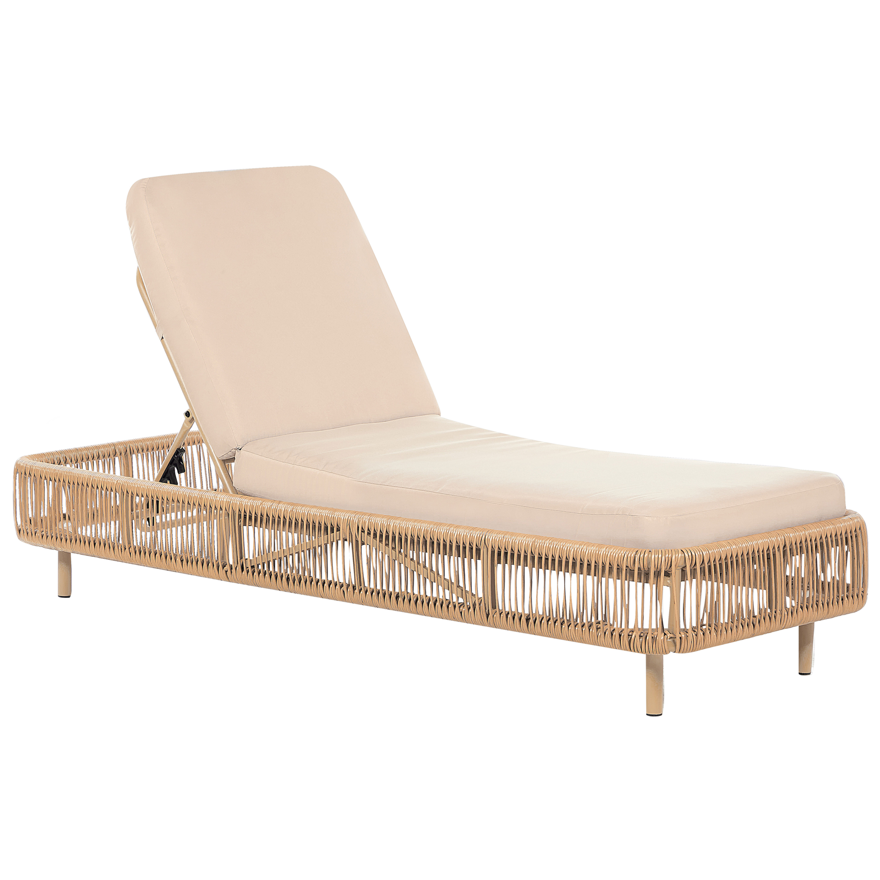 Beliani - OSINI - Ligstoel - Natuurlijk - Rotan