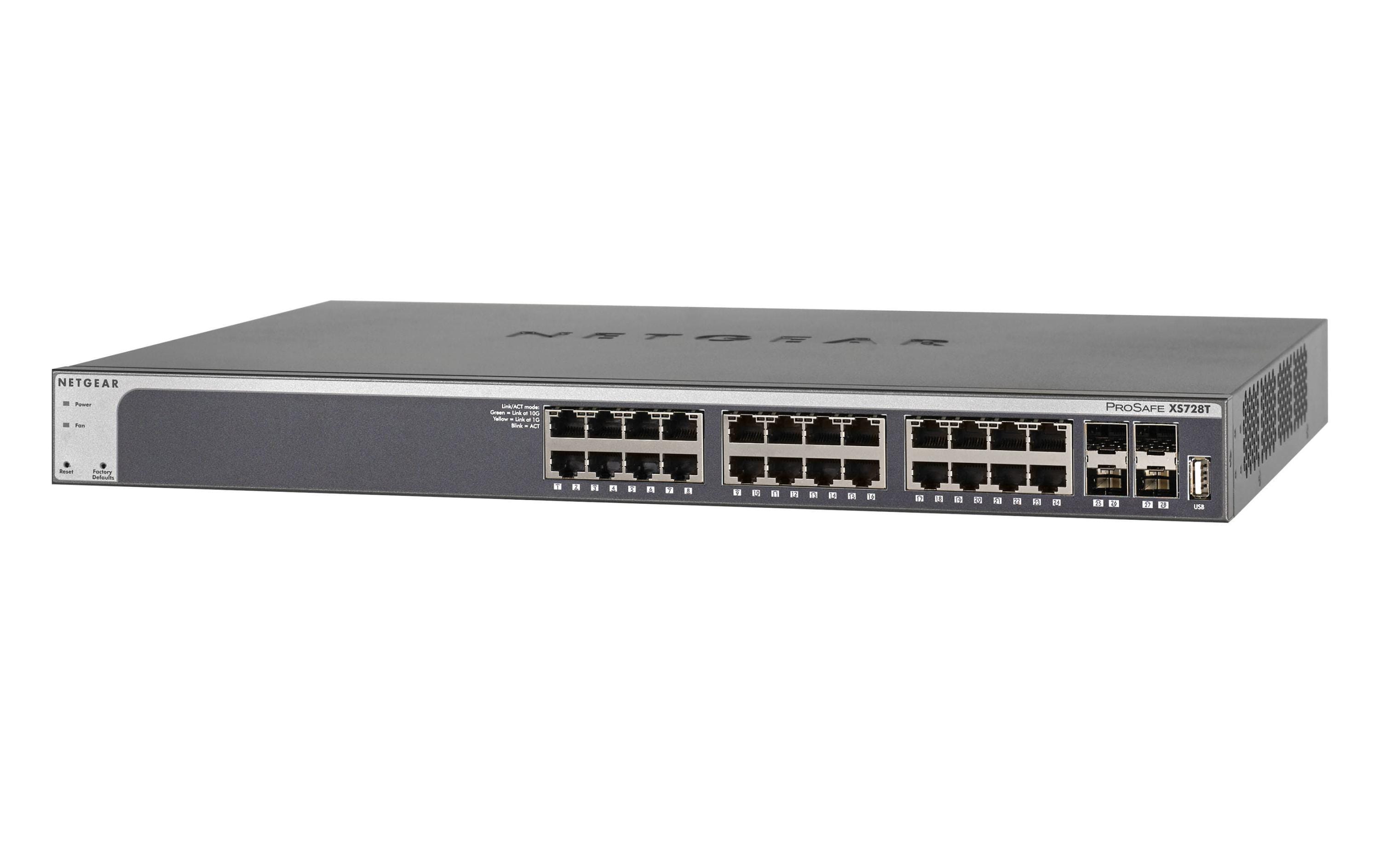 Switch XS728T 28 Port<br>10-Gigabit-Smart-Managed-Switch mit 28 Ports