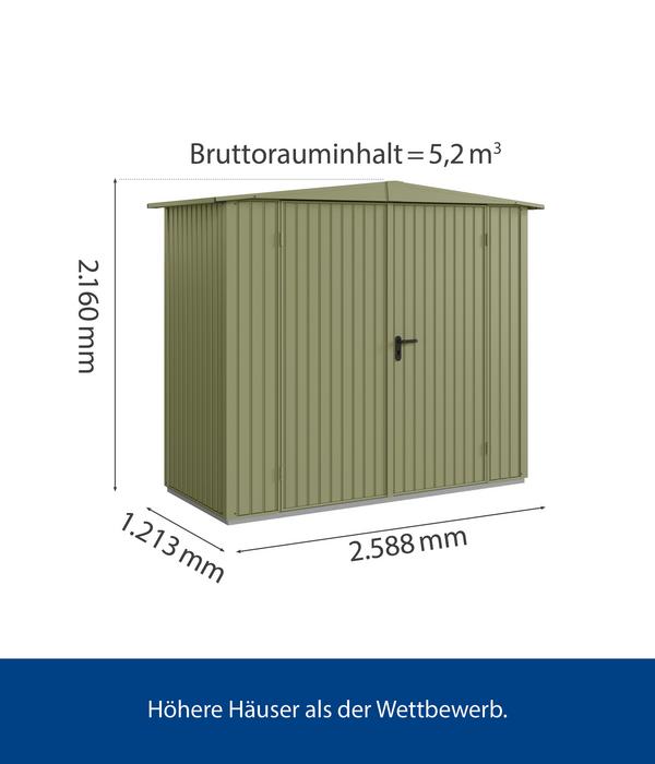 Hörmann Berry-Gerätehaus Classic-S Typ 1,