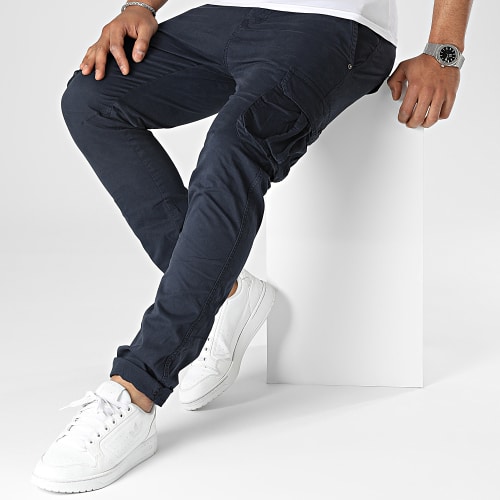 Pantalon Cargo Bleu Marine