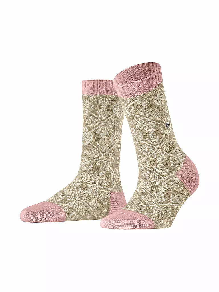 BURLINGTON Damen Socken COTTAGE KNIT 36-41 country beige
