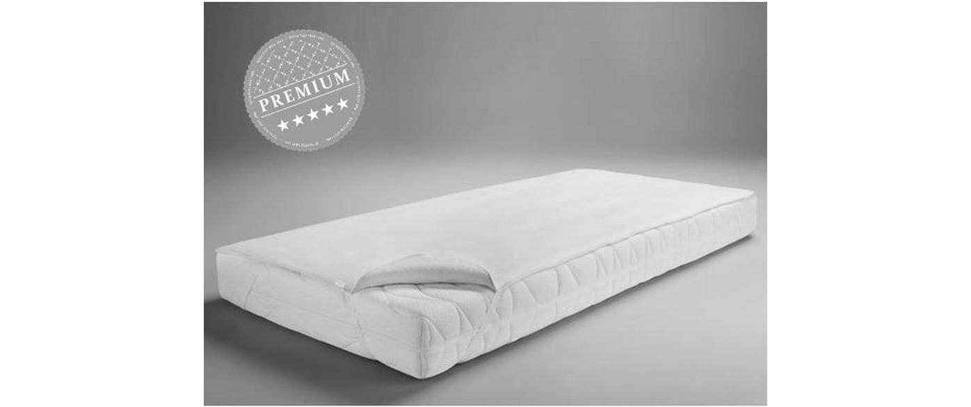 Matratzenauflage Premium Zwirn 90 x 200 cm, WeissMatratzenauflage aus Zwirn-Calmuc