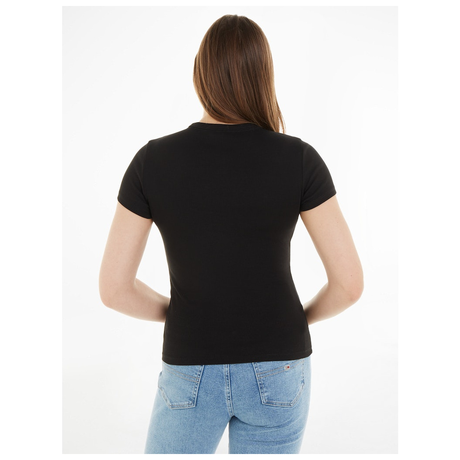 Tommy Jeans !TJW SLIM ESSENTIAL RIB SS EXT
