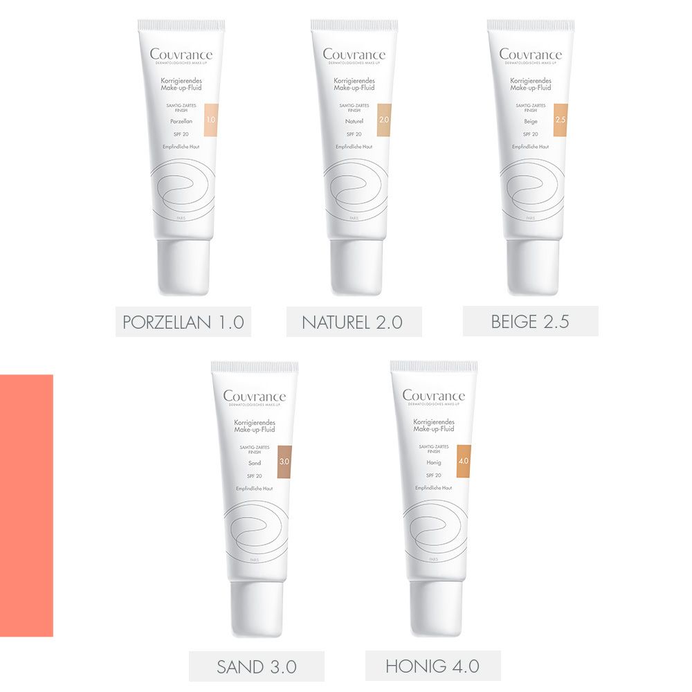 Avène Couvrance korrigierendes Make up Fluid 04 Honig mit UV-Schutz