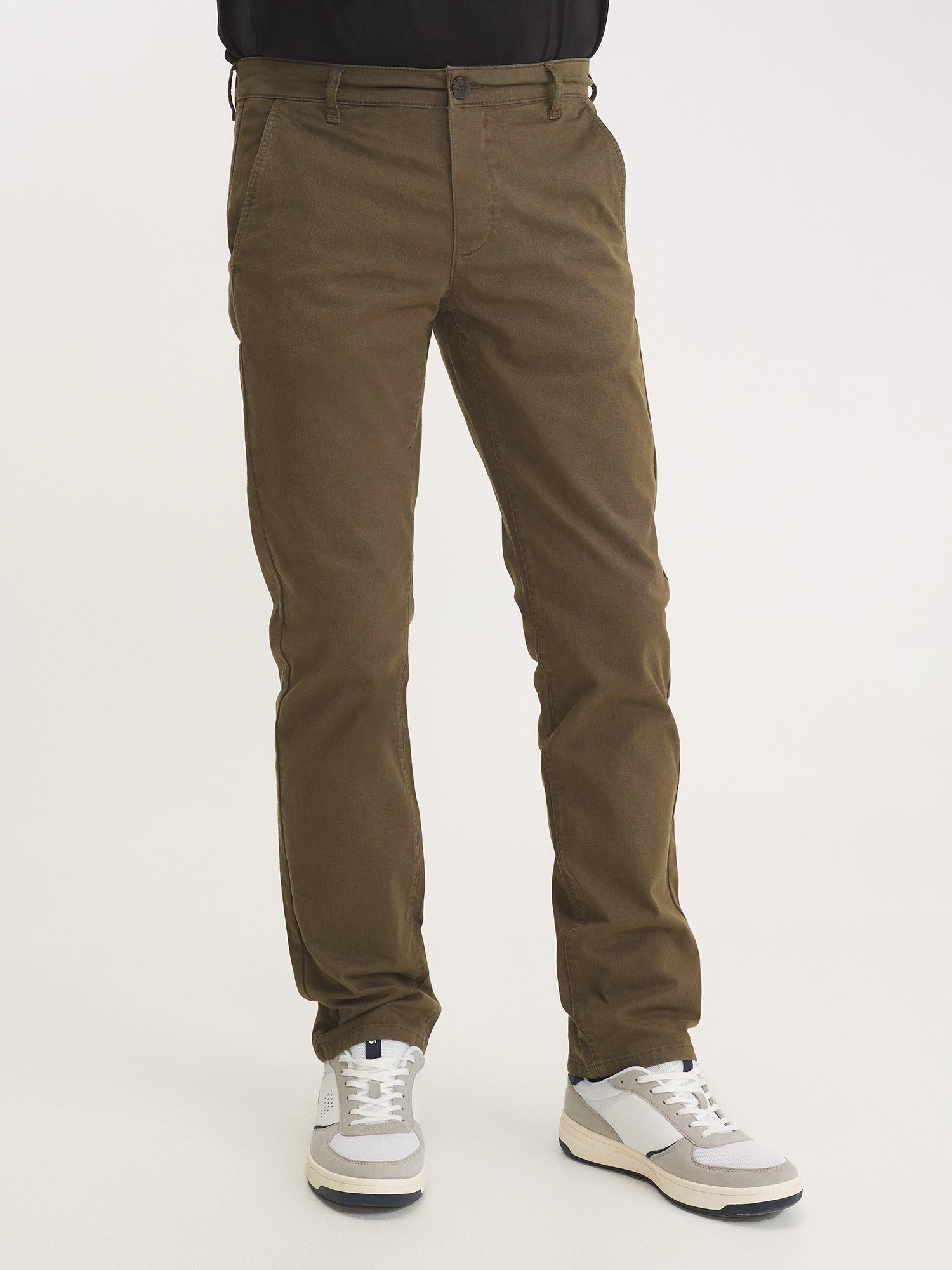 Pantalon Chino Homme Gris