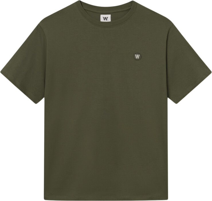 Wood Wood WWAce Badge T-shirt Army green