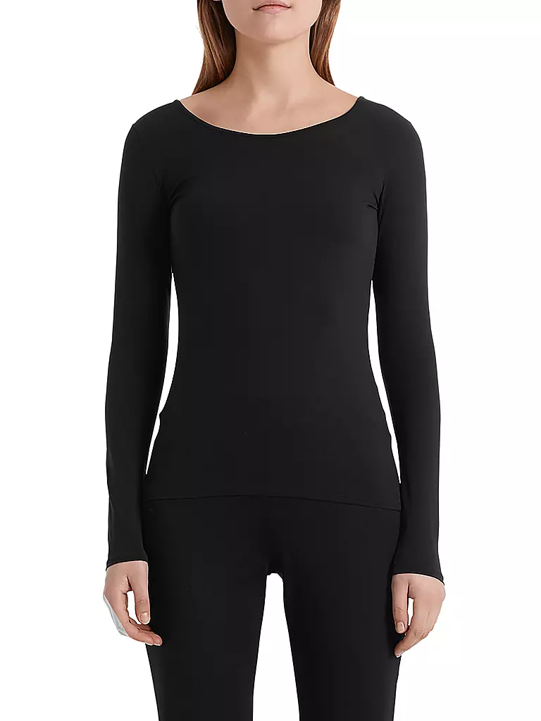 MARC CAIN Langarmshirt  schwarz
