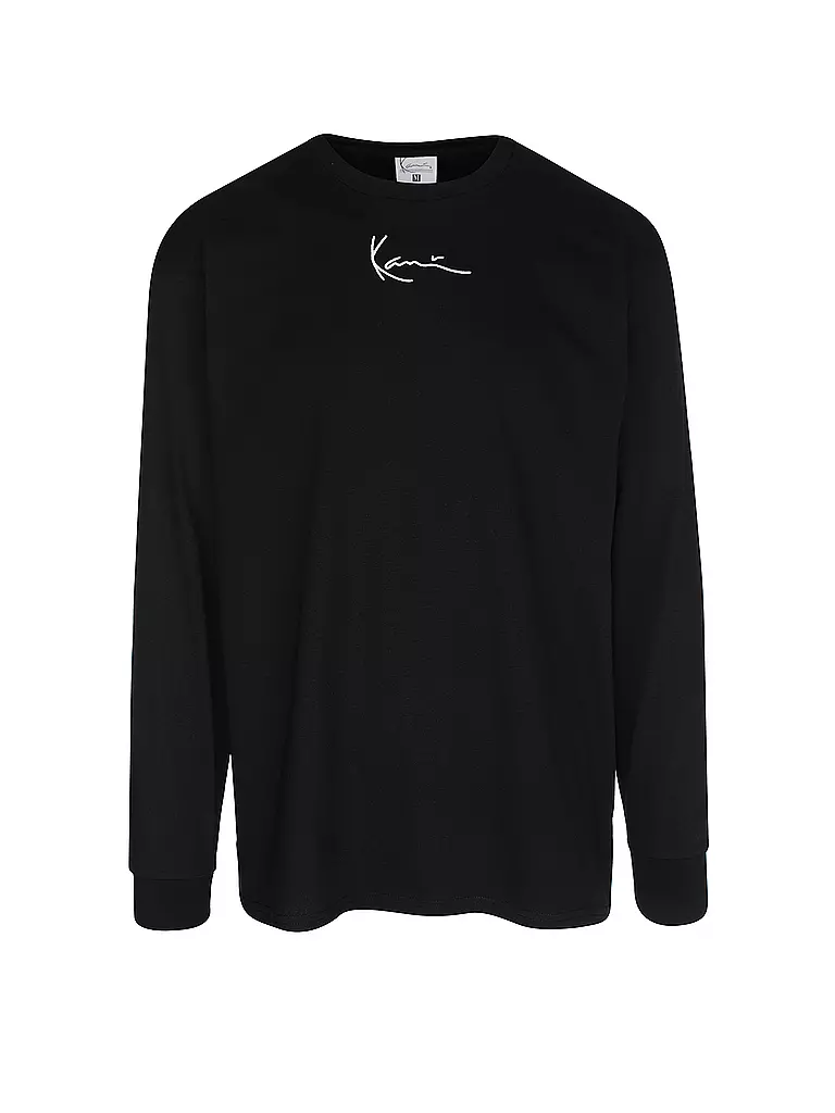 KARL KANI Langarmshirt schwarz