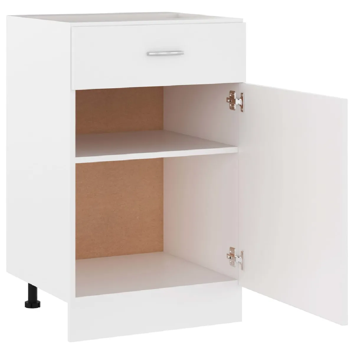 VidaXL Armoire Planche Tiroir Blanc