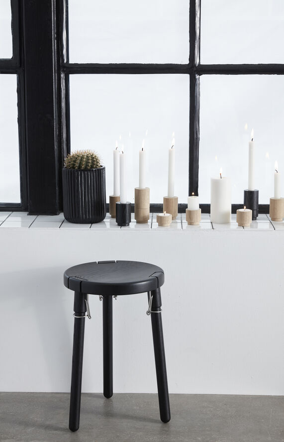 Andersen - Furniture U1 stool - Ø30x46,5 cm Black