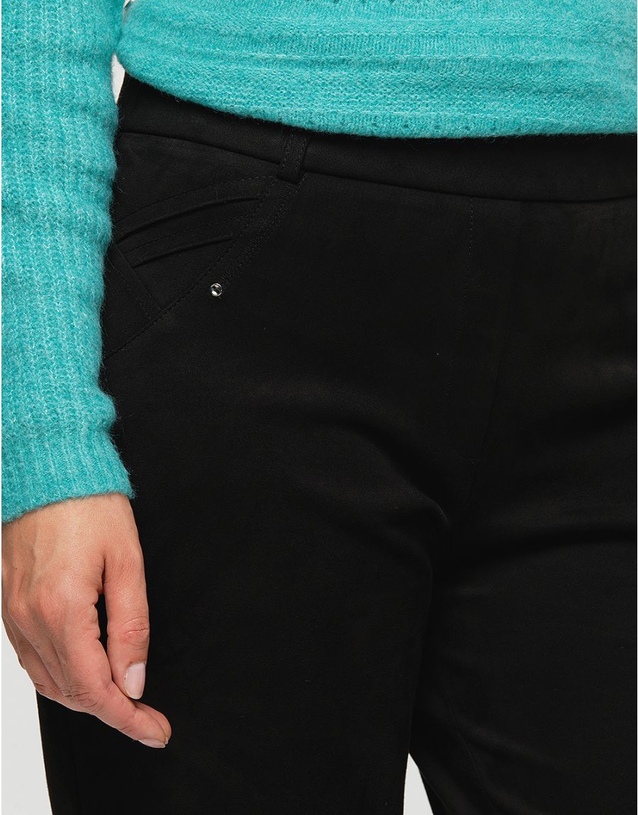 Jegging suédine noir