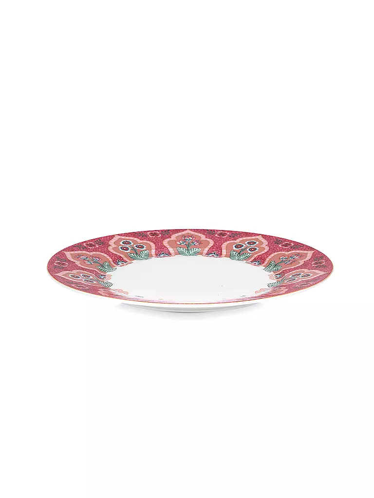 PIP STUDIO Frühstücksteller 21cm Flower Festival Dark Pink beere