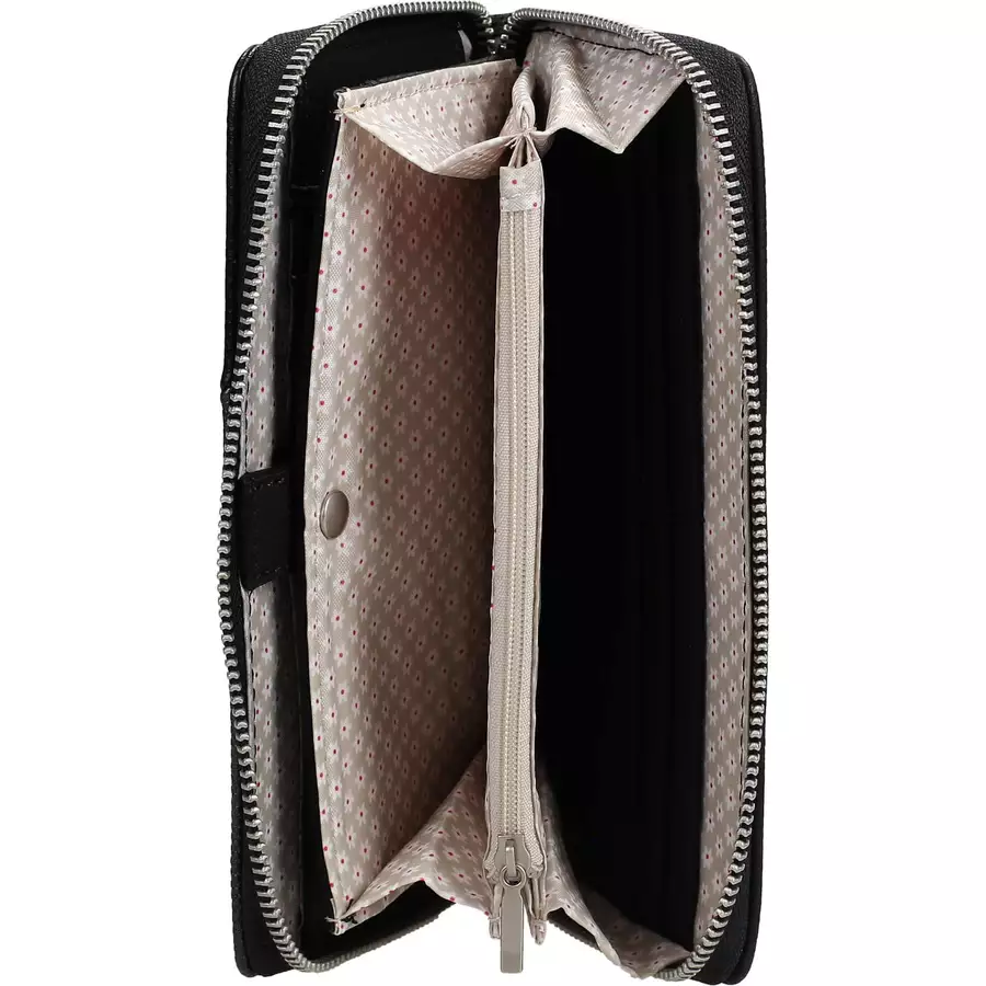 zwei Jana J2 - Geldbörse 12cc 20 cm nubuk-black