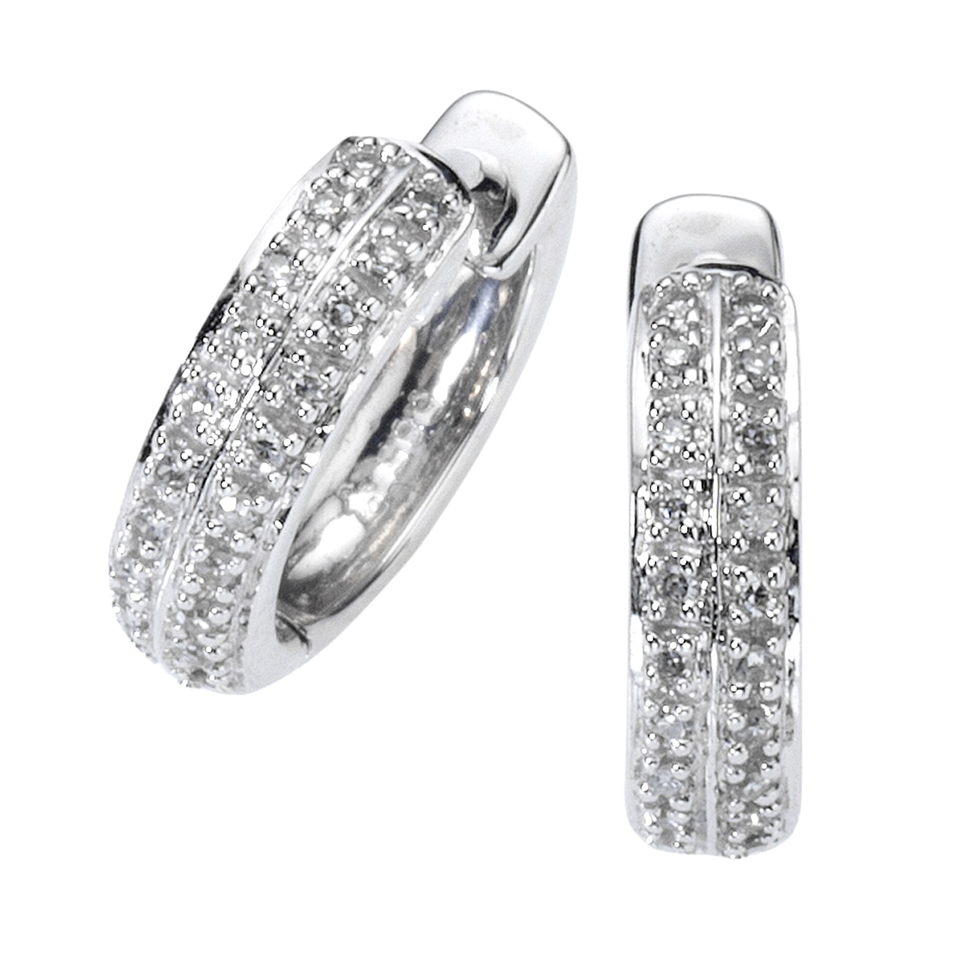 Diamonds by Ellen K. Ohrringe Gold 585 mit 40x Brillant zus. 0,10ct.