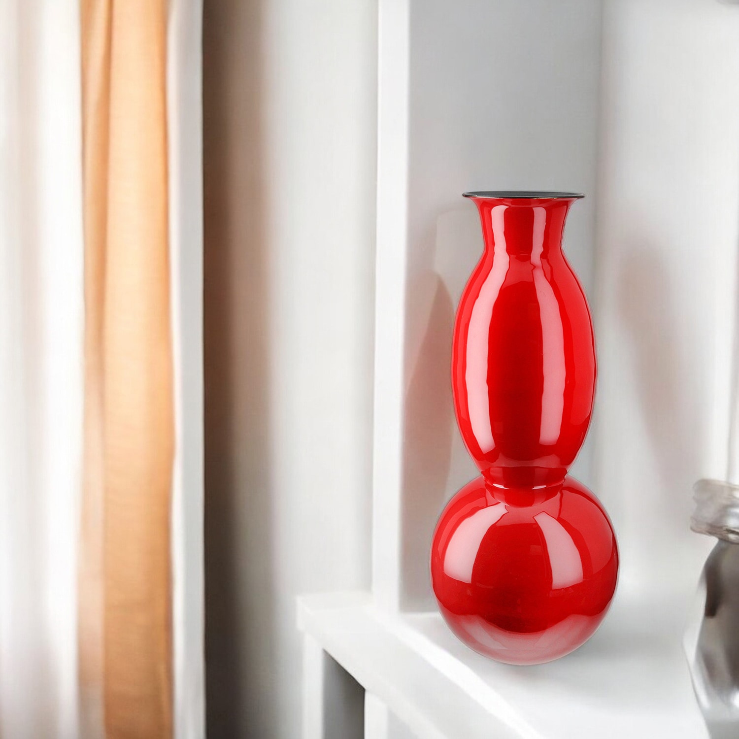 GILDE Bodenvase »Vase Neo rot H.49 cm«
