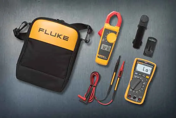 Fluke 117/323 Electricians Multimeter Combo Kit, LCD, 9 V, 84 mm, 46 mm, 167 mm, 550 g